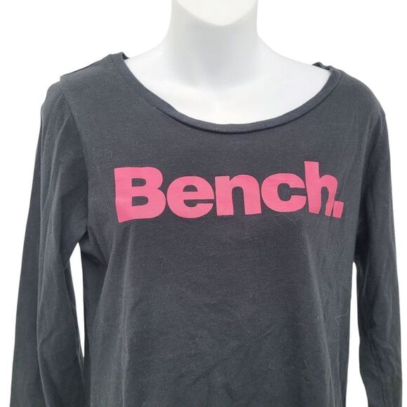 2/$20 Bench Black & Pink Classic Logo Top Tee Long Sleeve Size: XL - Picture 2 of 8
